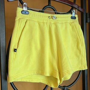 KOOPLES X SPORT Yellow Cotton Shorts